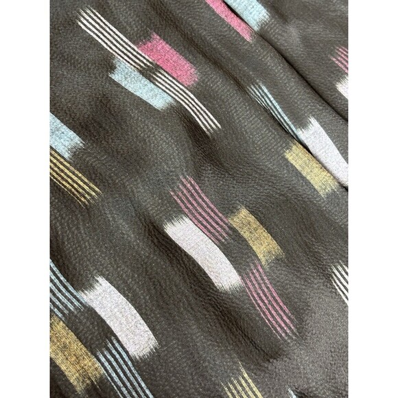 Xirena Tavia Silk Maxi Dress Black Ikat Print Small Halter Neck Pockets Backless - Picture 8 of 11